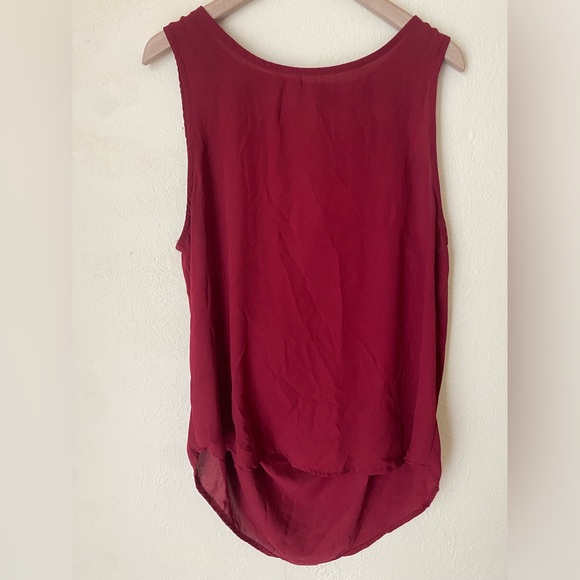 Lily White Open-back Semi-sheer Blouse - Picture 2 of 6